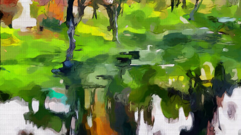 Mirror of a landscape