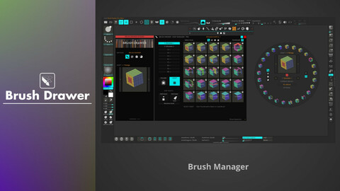 Brush Drawer - ZBrush Plugin