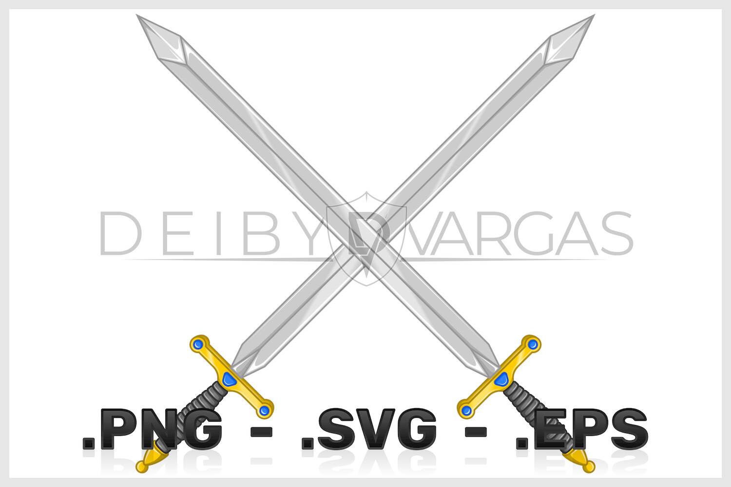 ArtStation - Vector Design Of Different Kind Of Medieval Swords | Artworks