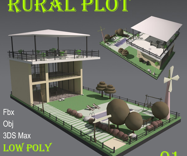 ArtStation - Rural Plot 01 | Game Assets