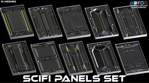 SciFi Panels set