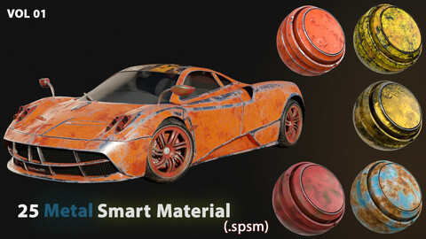 25 Metal Smart Materials - Vol 01