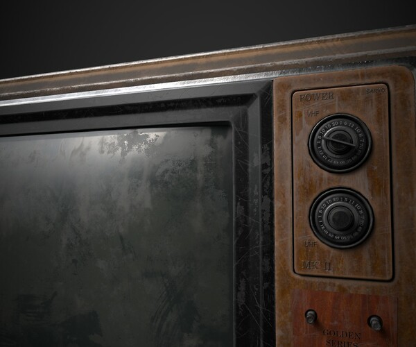 ArtStation - Old TV | Game Assets