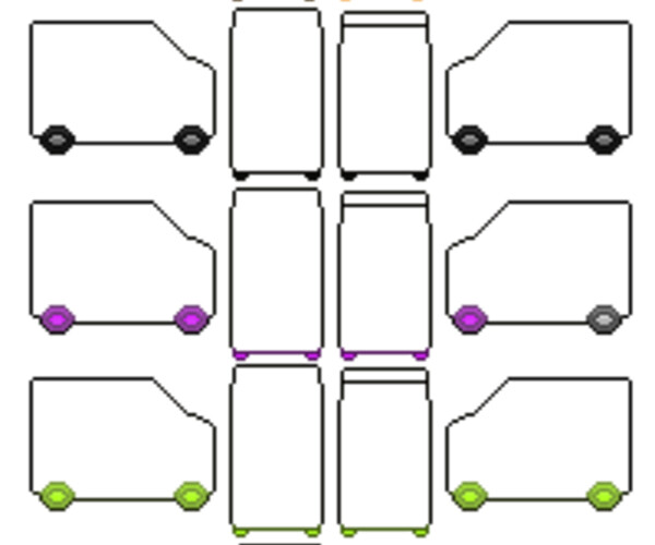 ArtStation - Pixel Customizable Cars | Game Assets