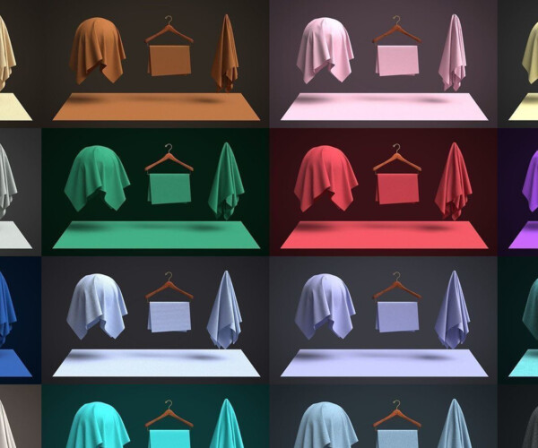 ArtStation Fabric Collection5 types fabric pack5 Resources