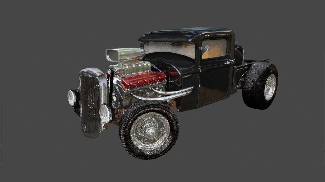 ArtStation - HOT ROD GAME READY | Game Assets