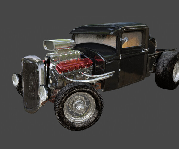 ArtStation - HOT ROD GAME READY | Game Assets