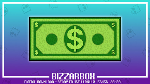 Twitch Emote: Dollar Bill