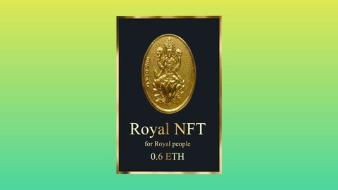 Royal NFT Card After effects template