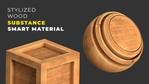 Stylized Wood Substance Smart Material 3