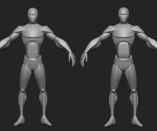 ArtStation - Stylized Male Base Mesh | Resources