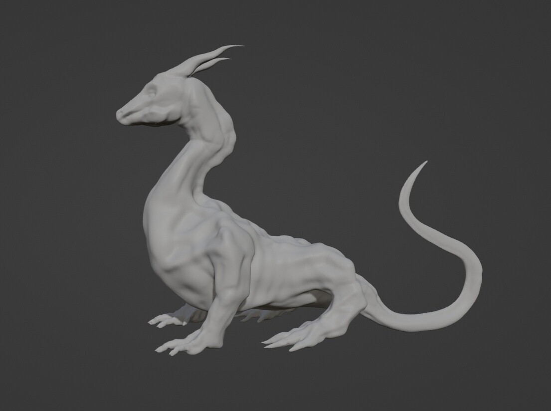ArtStation - Eastern Dragon | Game Assets