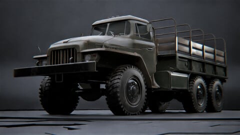 Soviet truck - Ural 375d