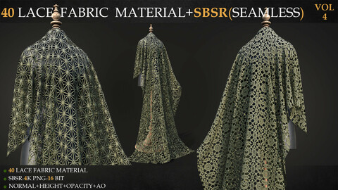 40 LACE FABRIC MATERIAL+SBSR(SEAMLESS)-VOL 4