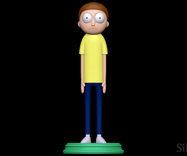 ArtStation - Morty Smith - Rick and Morty 3D print model | Resources