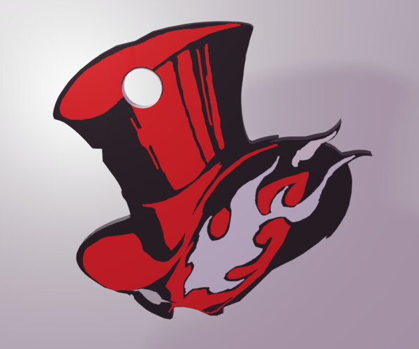 ArtStation - Persona 5 Phantom Thieves Logo Coloured | Resources