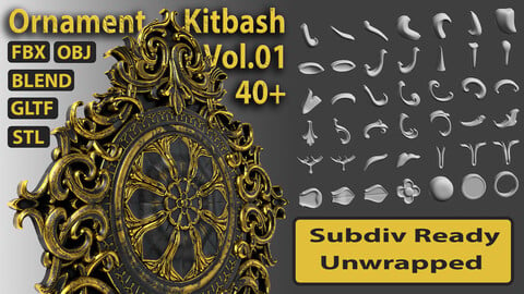 40+ Ornament Kitbash Vol.01