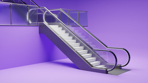 Electric Stairs 3D Object