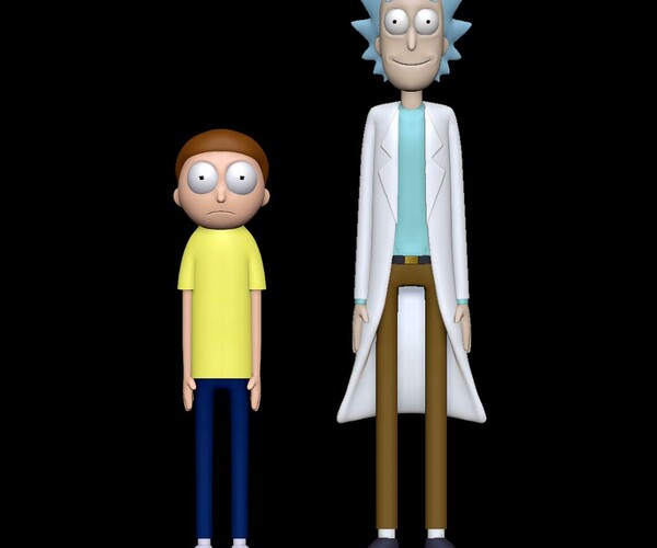 artstation-rick-and-morty-3d-print-models-resources