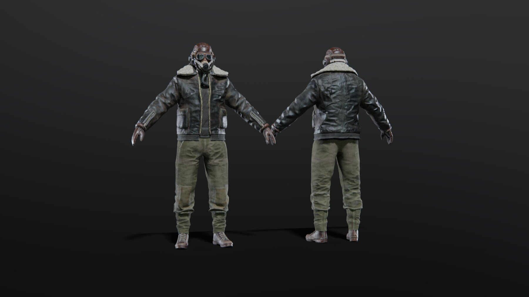 ArtStation - SOLDIER WWII USA Pilot Rigged | Resources