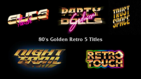 80s Golden Retro 5 Titles