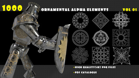 1000 Practical ornamental Alpha elements