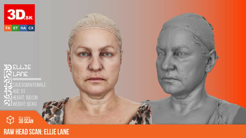 Raw 3D Head Scan | Ellie Jane