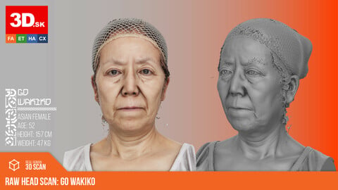 Raw 3D Head Scan | Go Wakiko