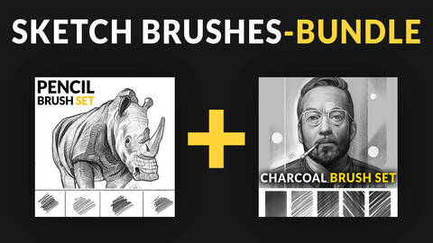 Sketch Brushes for Photoshop-Bundle