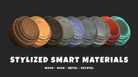 Stylized Smart Material Bundle V1