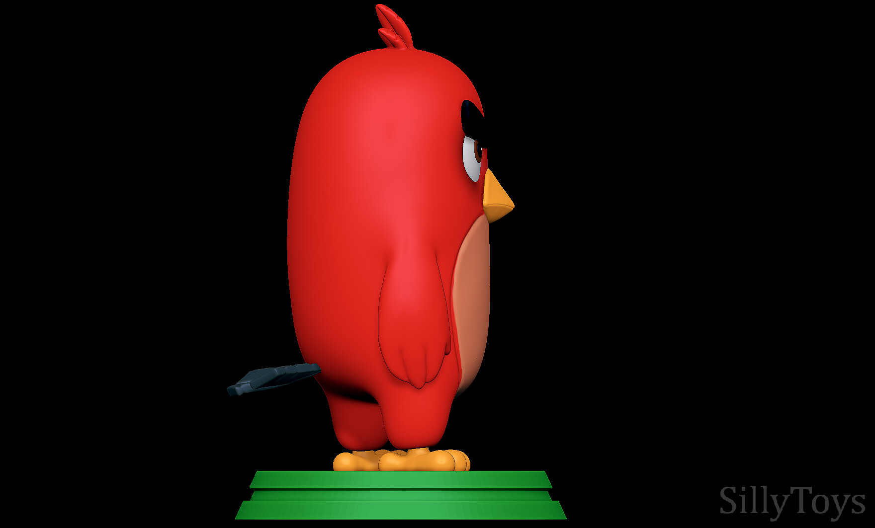 ArtStation - Red - The Angry Birds Movie 3D print model | Resources