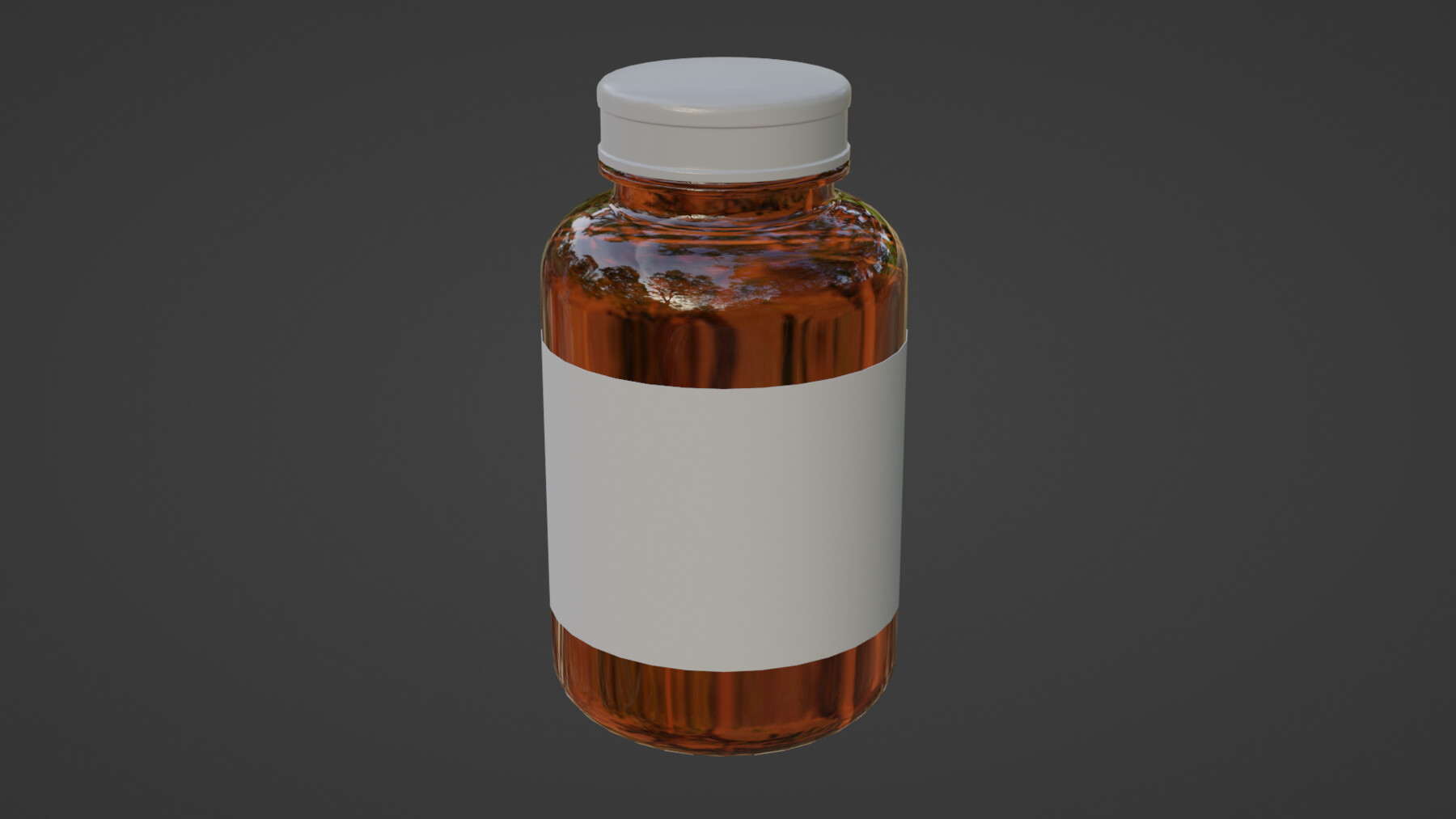 ArtStation - Amber Glass Pill Bottle