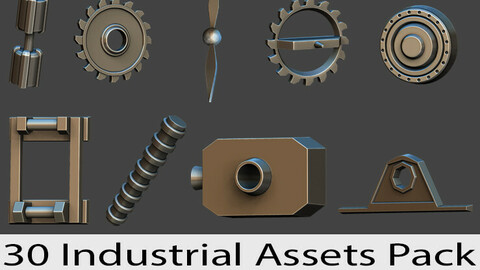 30 Industrial Assets Pack