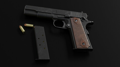 Game-ready Colt  hand-gun
