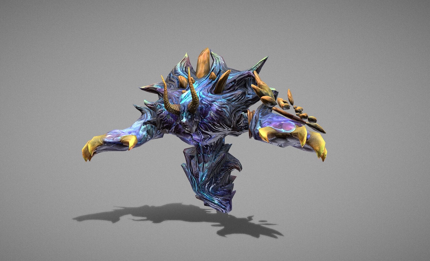 ArtStation Spirit Golem Game Assets