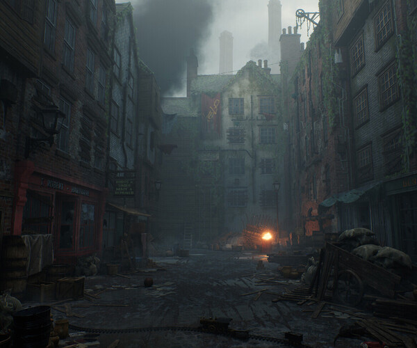 ArtStation - Victorian Decayed Alley Environment / Unreal Engine 4 ...