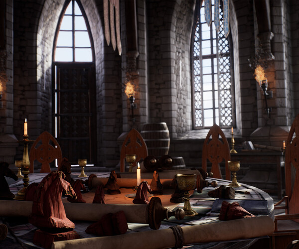 ArtStation - Medieval Castle Interior / Unreal Engine 4 Asset Pack ...