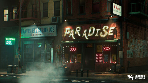 1970 s New York City Alley in Unreal Engine 4