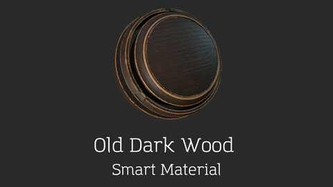 Old Dark Wood Smart Material