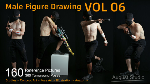 Male Figure Drawing - Vol 06 - Reference Pictures