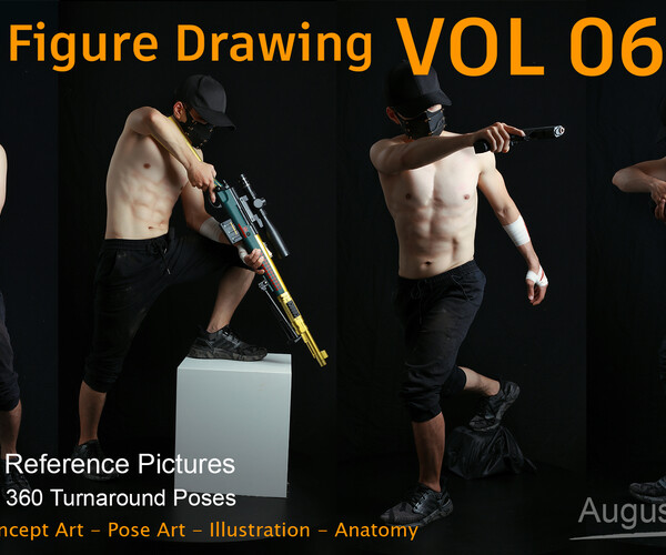 ArtStation Male Figure Drawing Vol 06 Reference Pictures Resources