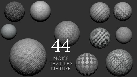 44 Noise Textiles Nature Zbrush