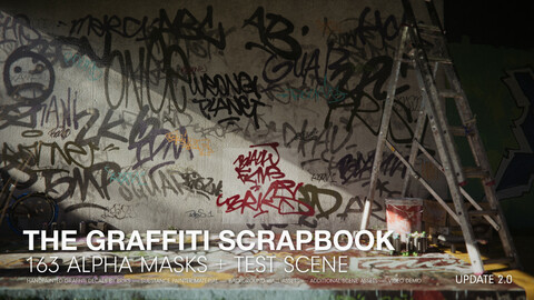 The Graffiti Scrapbook - Alpha Masks Pack