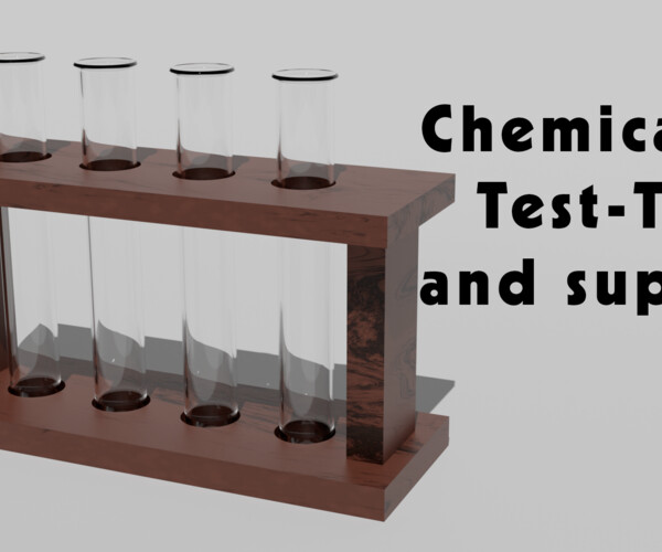 ArtStation Chemical Testtubes Resources