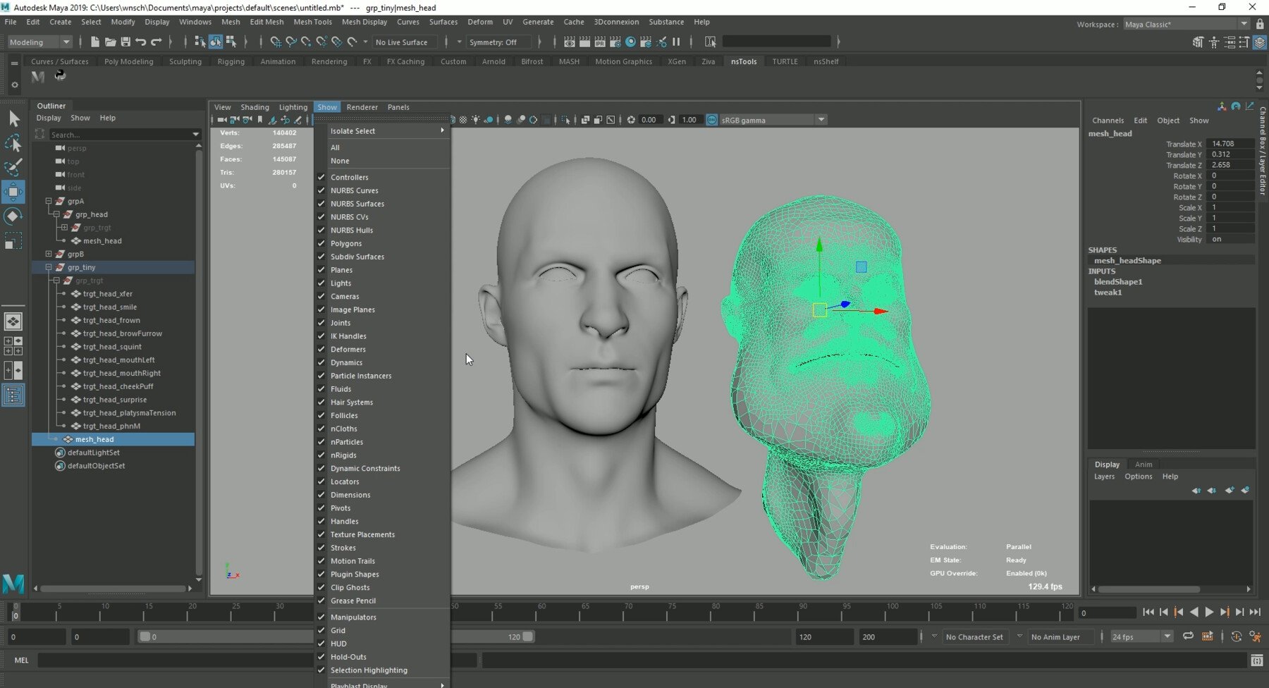 ArtStation - Automatic BlendShape Transfer to Different Topology ...