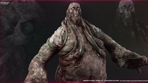 Parasite Zombie 03 - Game Assets + Extra