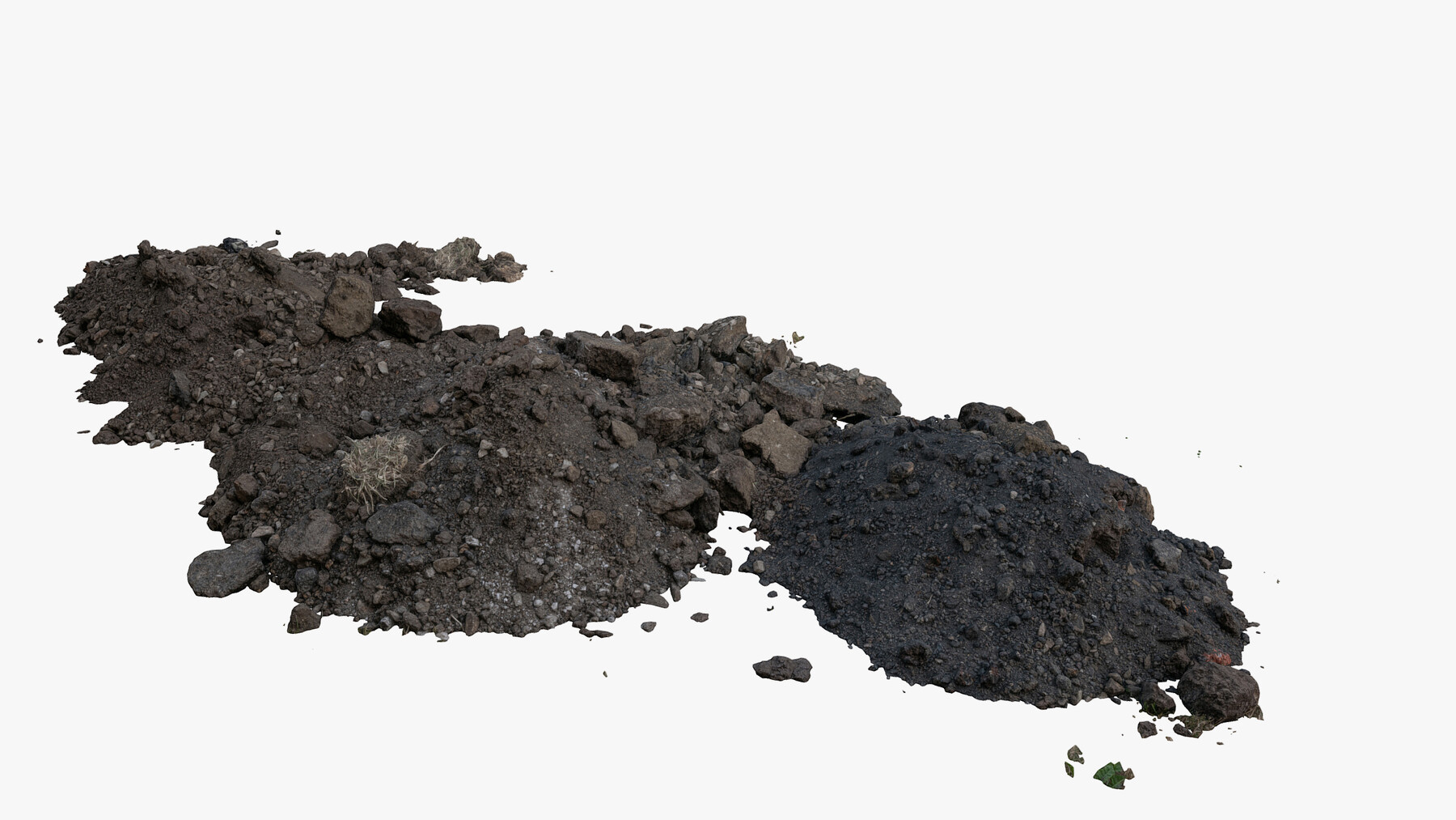 ArtStation - Piles of dark construction gardening soil mud land earth dirt  heap pile