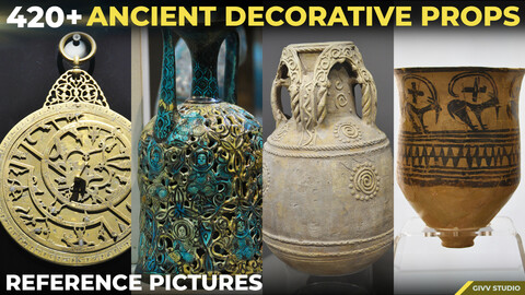 420+ ANCIENT DECORATIVE PROPS