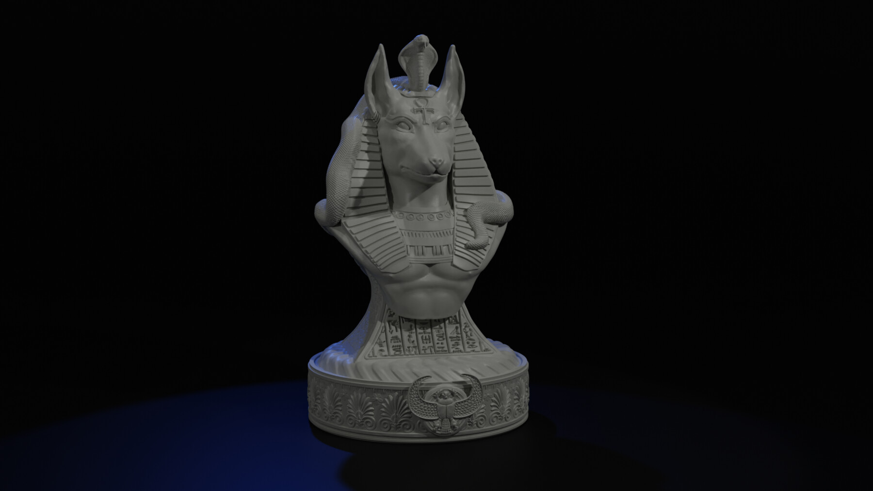 ArtStation Anubis God of Ancient Egypt 3D print model Resources