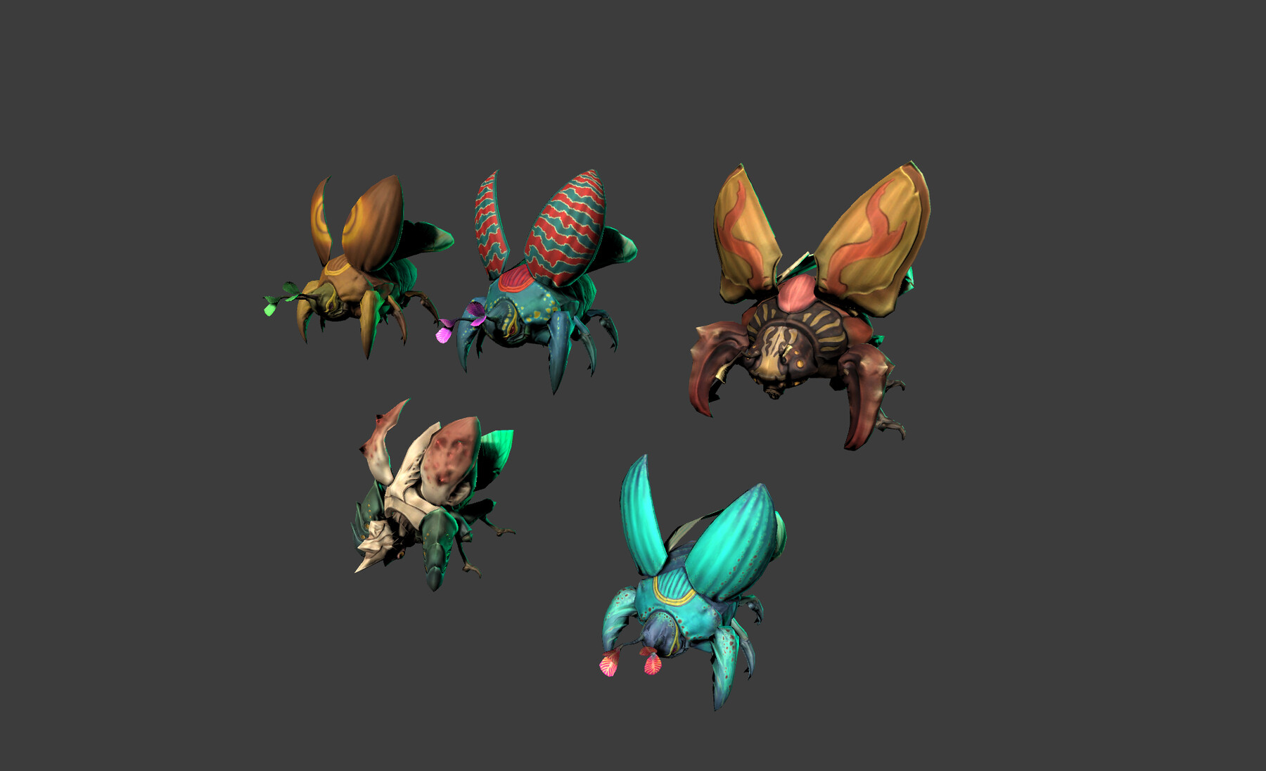 ArtStation - Beetle Creature Bug Mutant | Game Assets